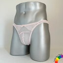 男性用下着 Tバックスキャンティー msk-494 feel calmシリーズ ライトピンク