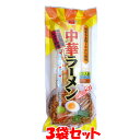 1000円ポッキリ! 健康フーズ 中華ラーメン (スープ 香味油付き) 3人前(めん70gx3)×3袋セット ゆうパケット送料無料(代引・包装不可)(4)