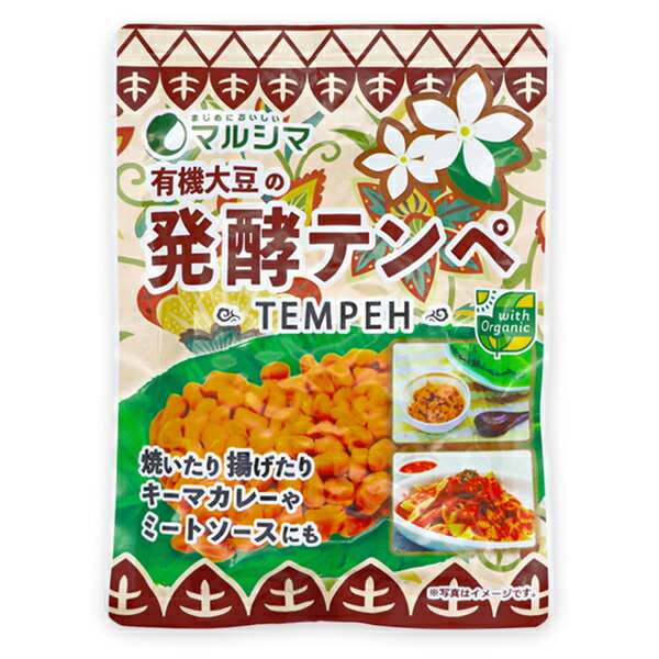 マルシマ 有機大豆の発酵テンペ テンペ オーガニック 100g