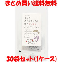 マルシマ 朝のアップルホットジンジャー 36g(12g×3)×30袋セット(1ケース) まとめ買い送料無料