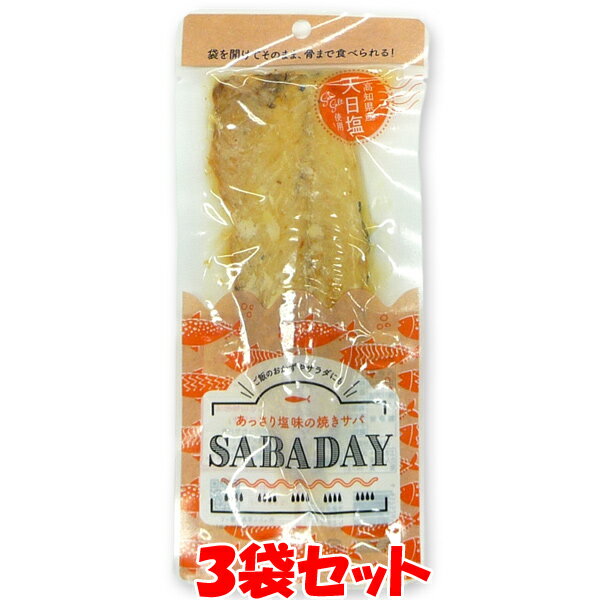 5月20日限定 エントリー&店内買いまわりでポイント最大20倍 !!　1000円ポッキリ！ 浜吉ヤ SABADAY 焼きサバ 鯖 サバ 1枚×3袋セット ゆうパケット送料無料(代引・包装不可)