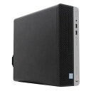 HP ProDesk 400 G6 SFF 単体 Windows11 64bit Core i3 9100 メモリー8GB 高速SSD128GB(M.2-NVMe)+HDD500GB DVDマルチ デスクトップパソコン【中古】【1週間保証】1242131(2)