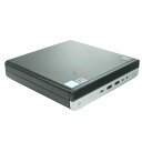 HP EliteDesk 800 G4 DM 単体 超小型デスク Windows11 64bit HDMI Core i5 8500T メモリー8GB 高速SSD256GB デスクトップパソコン【中古】【1週間保証】1232831(2)