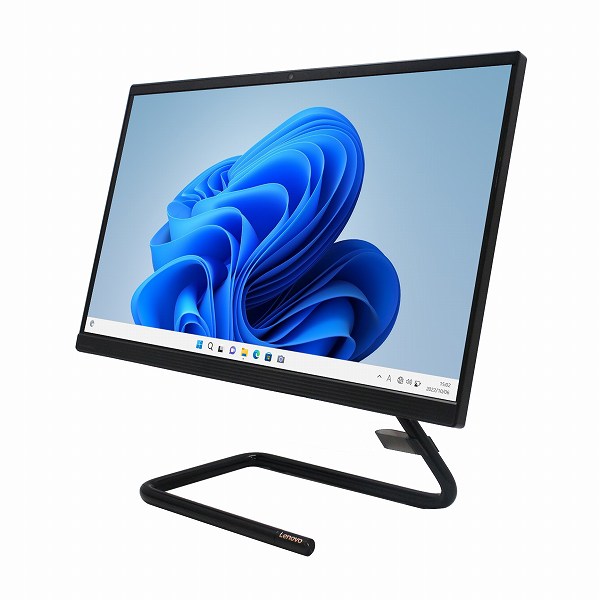 lenovo IdeaCentre AIO3 22ADA05 一体型PC Windows11 64bit WEBカメラ HDMI メモリー8GB 高速SSD128GB M.2-NVMe +HDD1TB 無線LAN DVDマルチ フルHD液晶 一体型パソコン【中古】【1週間保証】1233033