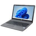 HP 250 G7 訳あり品 Windows11 64bit WEBカメラ テンキー Core i5 8265U メモリー8GB 高速SSD128GB 無線LAN DVDマルチ A4サイズ フルHD液晶 ノートパソコン【中古】【1週間保証】1804020(2)