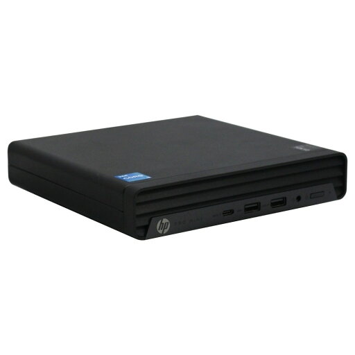 HP Pro Mini 400 G9 単体 超小型デスク Windows11 64bit Core i3 12100T メモリー8GB 高速SSD256GB(M.2-NVMe)+HDD500GB デスクトップパソコン【中古】【1週間保証】1242368 HP Pro Mini 400 G9 単体 超小型デスク Windows11 64bit Core i3 12100T メモリー8GB 高速SSD256GB(M.2-NVMe)+HDD500GB デスクトップパソコン【中古】【1週間保証】1242368