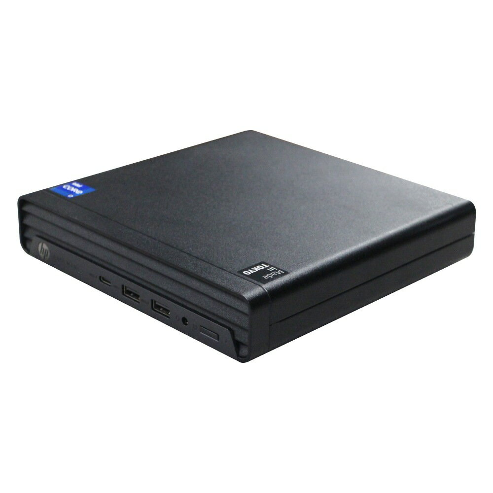 HP Pro Mini 400 G9 単体 超小型デスク Windows11 64bit Core i7 12700T メモリー16GB 高速SSD256GB（M.2-NVMe）+HDD500GB デスクトップパソコン【中古】【30日保証】1242385