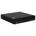 HP Pro Mini 400 G9 単体 Windows11 64bit Core i5 12500T メモリー8GB 高速SSD256GB M.2-NVMe +高速SSD500GB デスクトップパソコン【中古】【1週間保証】4019487