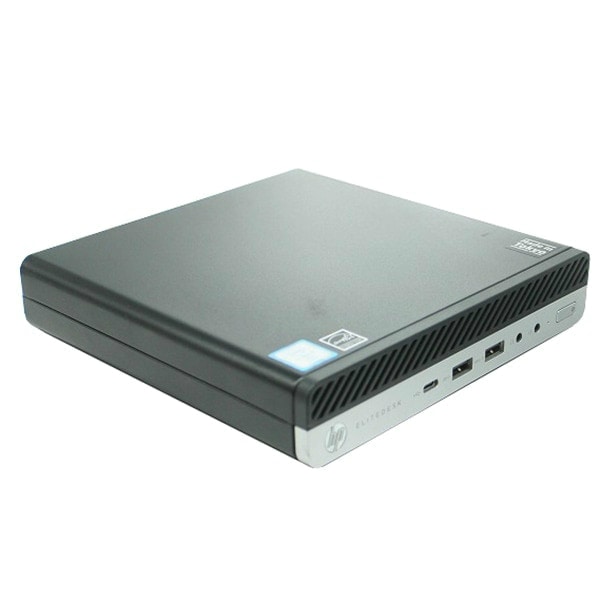 HP EliteDesk 800 G4 DM 超小型デスク 単体 Windows11 64bit HDMI Core i5 8500T メモリー8GB 高速SSD256GB デスクトップパソコン【中古】【1週間保証】1234014
