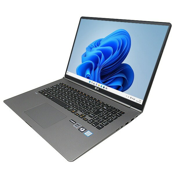 LG gram 17 Z 990 Windows11 64bit WEBカメラ HDMI テンキー Core i7 8565U メモリー8GB 高速SSD512GB 無線LAN ノートパソコン【中古】【1週間保証】1852643