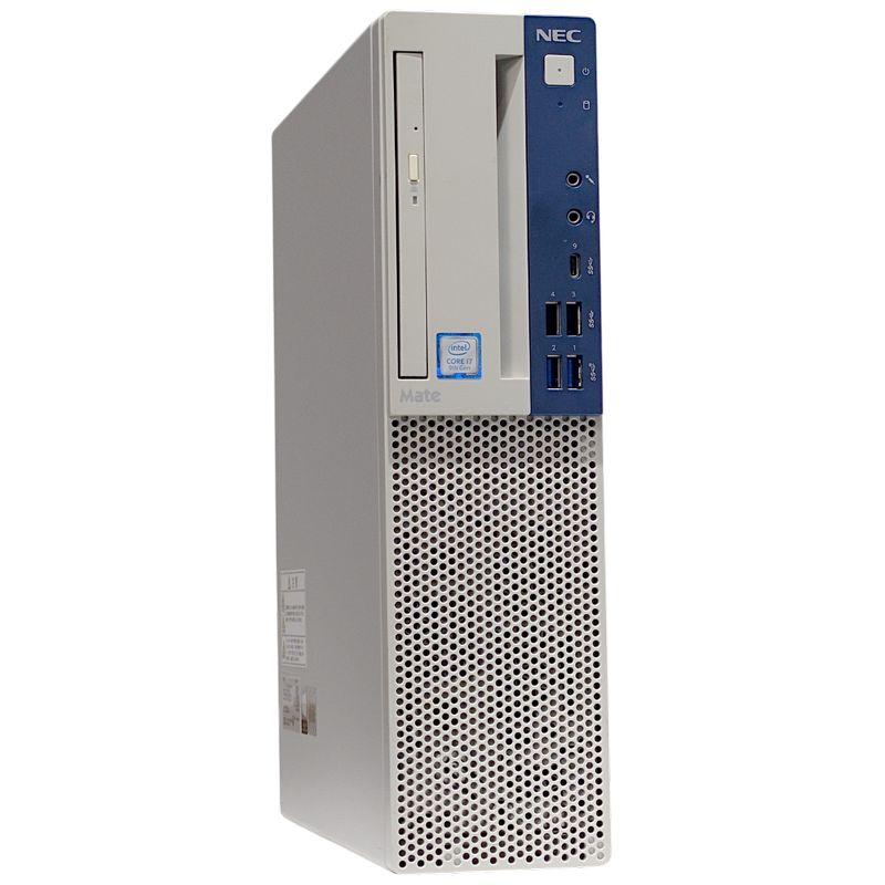 NEC Mate ME-6 単体 Windows11 64bit Core i7 9700 メモリー16GB 高速SSD500GB DVDマルチ デスクトップパソコン【中古】【1週間保証】20006305