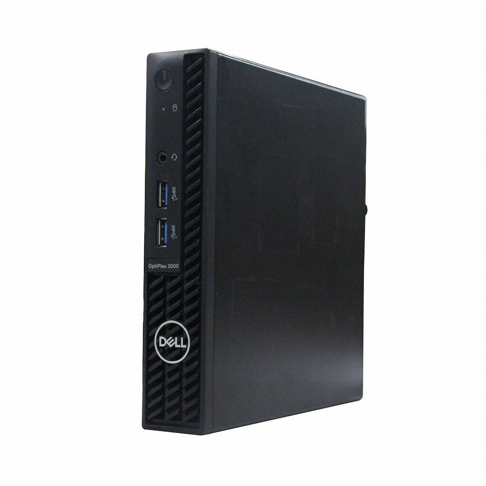 DELL OPTIPLEX 3000 Micro 超小型デスク 単体 Windows11 64bit HDMI Core i3 12100T メモリー8GB 高速SSD256GB デスクトップパソコン【中古】【1週間保証】1234293