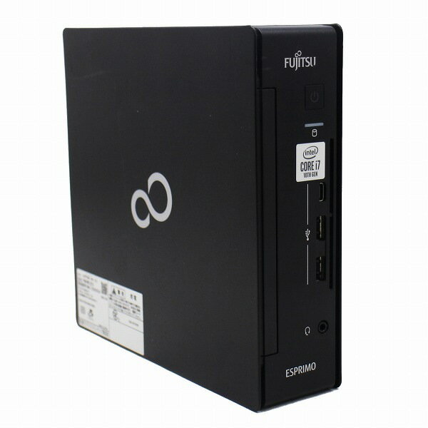 富士通 ESPRIMO WD1/E2 超小型デスク 単体 Windows11 64bit HDMI Core i7 10700T メモリー16GB 高速SSD1TB デスクトップパソコン【中古】【1週間保証】1234373