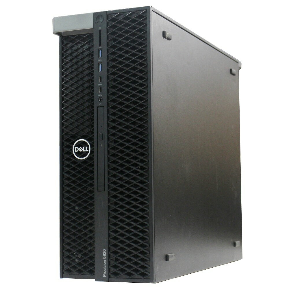 DELL Precision 5820 Tower 単体 Xeon W-2104 Windows11 Pro 64bit Quadro P4000 メモリー32GB 高速SSD512GB デスクトップパソコン【中古】【30日保証】1242689