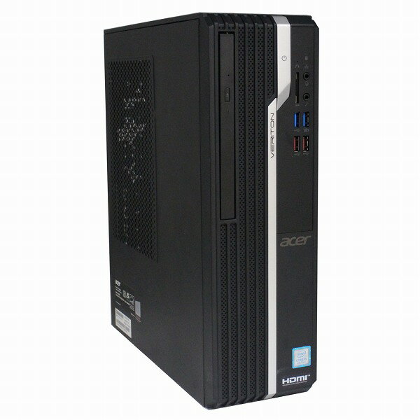 acer VERITON VX2660G 単体 Windows11 64bit HDMI Core i5 8400 メモリー8GB 高速SSD256GB DVDマルチ デスクトップパソコン【中古】【1週間保証】1234623