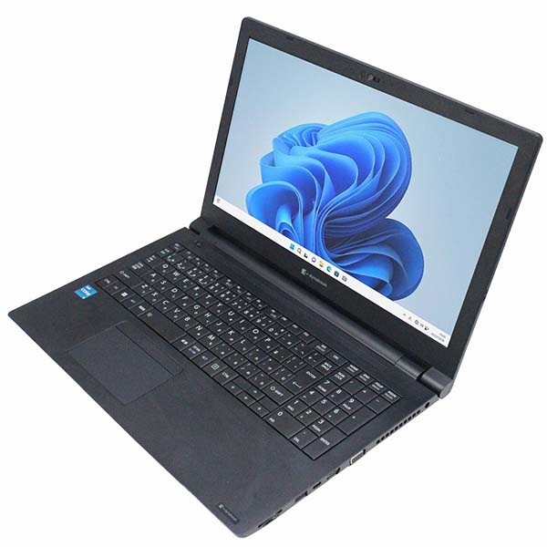 東芝 dynabook B55/KW Windows11 64bit WEBカメラ HDMI テンキー Core i3 1215U メモリー16GB 高速SSD512GB 無線LAN DVD-ROM A4サイズ フルHD液晶 ノートパソコン【中古】【1週間保証】1603821