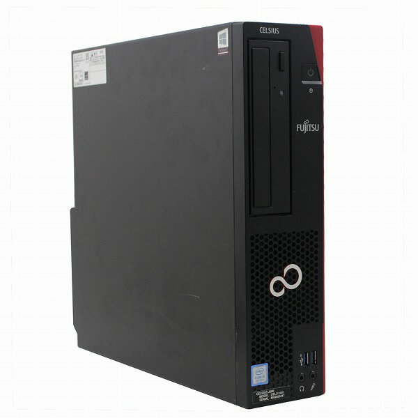 富士通 CELSIUS J580 単体 Windows11 64bit Quadro P2000 Core i3 8100 メモリー8GB 高速SSD512GB DVDマルチ デスクトップパソコン【中古】【1週間保証】1234752