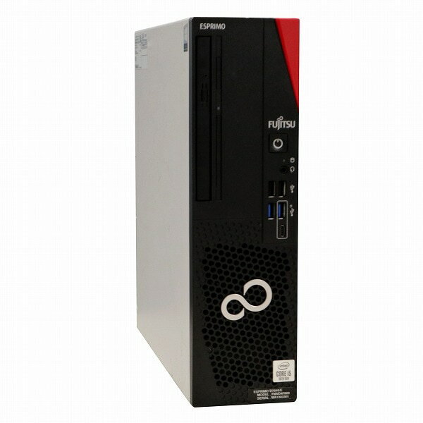富士通 ESPRIMO D7010/E 単体 Windows11 64bit Core i5 10500 メモリー16GB 高速SSD500GB DVDマルチ デスクトップパソコン【中古】【1週間保証】1234815