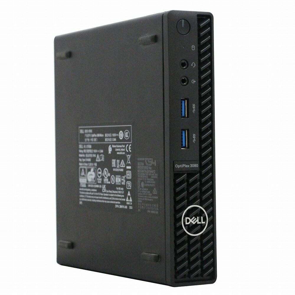 Used Desktop PC （No Monitor） - DELL OPTIPLEX 3060 Micro 単体 超小型デスク Windows11 64bit HDMI Core i5 8500T メモリー8GB 高速SSD256GB デスクトップパソコン【中古】【1週間保証】1213233