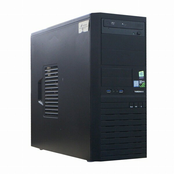 THIRDWAVE Monarch XH 単体 Windows11 64bit Geforce GTX1660 Super Core i7 9700 メモリー16GB 高速SSD256GB M.2-SATA +高速SSD512GB M.2-SATA +HDD1TB デスクトップパソコン【中古】【1週間保証】1242919