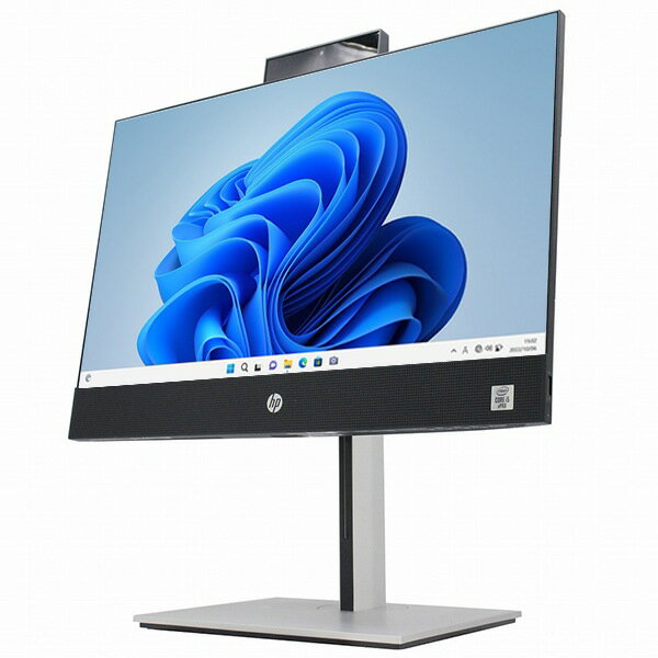 HP ProOne 600 G6 AIO 一体型PC Windows11 64bit WEBカメラ Core i5 10500T メモリー8GB 高速SSD256GB フルHD液晶 一体型パソコン【中古】【1週間保証】1213244