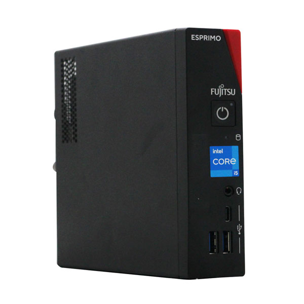 Used Desktop PC （No Monitor） - 富士通 ESPRIMO G6012/K 超小型デスク 単体 Windows11 64bit HDMI Core i5 12500T メモリー8GB 高速SSD256GB デスクトップパソコン【中古】【1週間保証】1235157