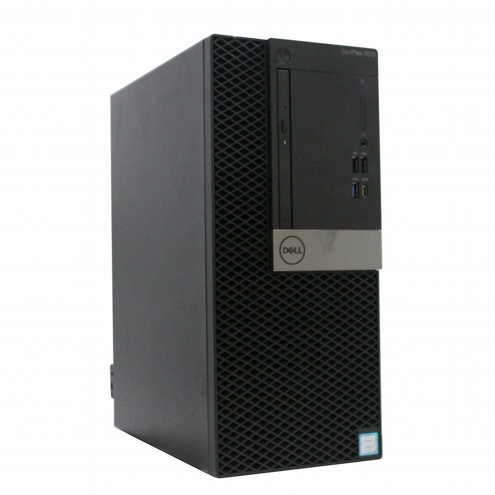 256M - DELL OPTIPLEX 7070 Tower 単体 Windows11 64bit Core i5 9500 メモリー8GB 高速SSD256GB デスクトップパソコン【中古】【1週間保証】1235163