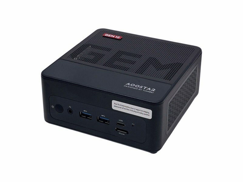 Used Desktop PC （No Monitor） - AOOSTAR GEM 12 単体 Windows11 64bit メモリー16GB 高速SSD500GB Ryzen9 6900HX デスクトップパソコン【中古】【1週間保証】4020740