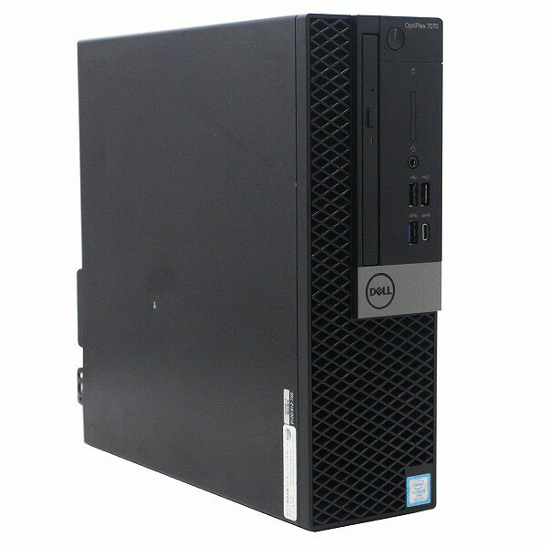 【製品名】 DELL OPTIPLEX 7070 SFF （1235585）【CPU】Core i3 9100 3.60GHz 【メモリー】8GB 【SSD】500GB 【出荷時OS】Windows 11 Home [MARライセンス利用]要アクティベーション（ライセンス認証についてはこちら） 【ドライブ】DVD-ROM 【USBポート】×9 【LANポート】あり 【ワイヤレスLAN】なし 【接続ピン】D-Sub 15ピン、Display Port 【付属品】電源ケーブル 【程度】中古品の為、使用感・傷はあります。※Windows11に初期化可能。※マイクロソフトMARプログラムにより再生されています。※SSDは2.5インチを使用しています。※USBポート9箇所のうち、5箇所が3.0端子です。※Display Port端子×2搭載。※Type-C端子×1搭載。※筐体にキズがあります。※LANボード搭載。☆☆お買得価格！！ Windows 11 Home 64bit 搭載の単体PC☆☆Windows 11 Home 64bit 搭載のPCがお求め易い価格で登場です。当社の商品は、マイクロソフトの正規ライセンス品です。安心してお買い求めいただけます。※説明書等は付属しません。※パソコンに付属する消耗品類(バッテリー/内蔵電池等)及びOSやソフトウェアに起因する動作不良は保証対象外です。※代引き発送の場合、13時までご注文いただきますと即日発送が可能です。※銀行振込のお客様は入金確認後に発送いたします。※13時以降は翌日受付扱い・金曜日の13時以降は翌週営業日受付扱いとなります。（代引き・銀振ともに）※定休日：土・日・祝日