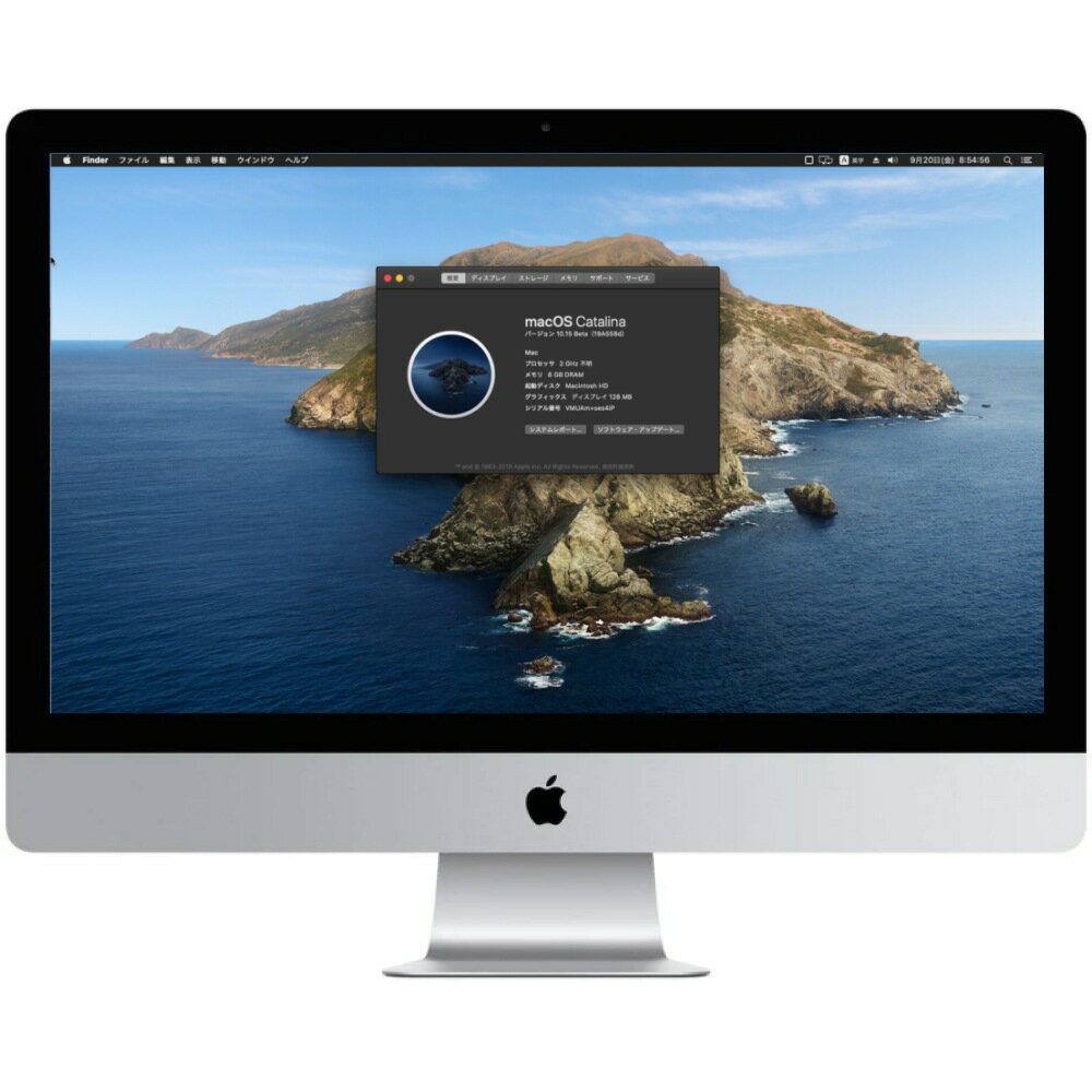 apple iMac 27-inch Late 2013 一体型PC WEBカ