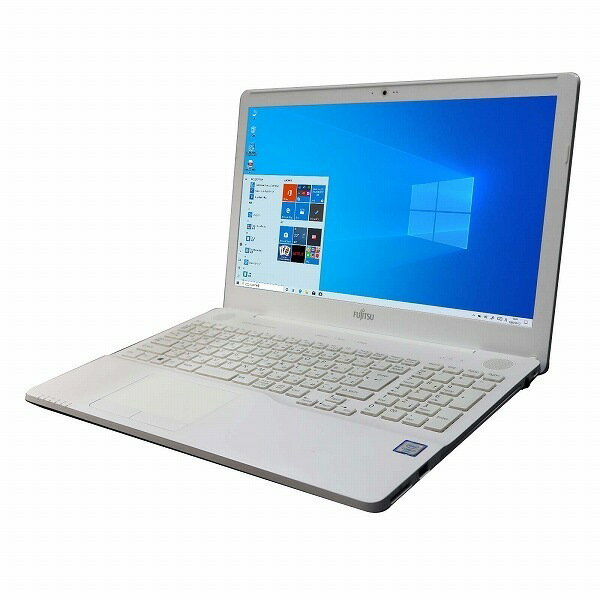 富士通 LIFEBOOK AH51/C3 Windows10 64bit WEBカメラ HDMI テンキー Core i7 7700HQ メモリー8GB 高速SSD256GB 無線LAN A4サイズ フルHD液晶 ノートパソコン【中古】【30日保証】4018026