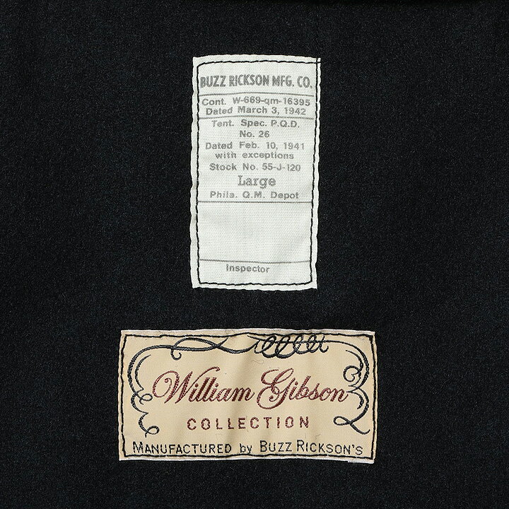 No.BR15775 BUZZ RICKSON'S バズリクソンズWILLIAM GIBSON COLLECTIONBL（3枚目）