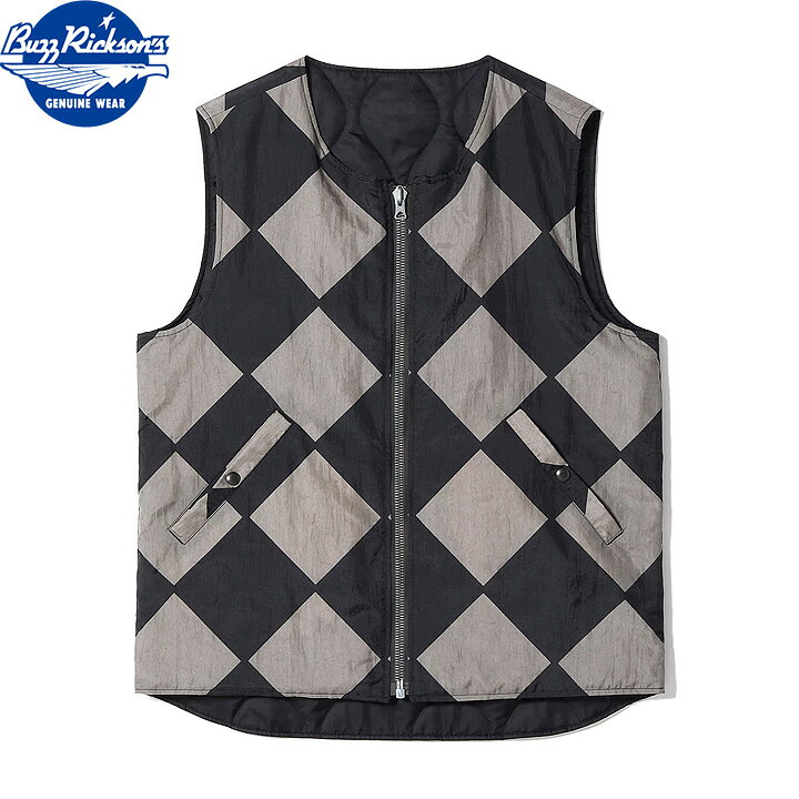 樂天商城 - No.BR15811 BUZZ RICKSON'S バズリクソンズWILLIAM GIBSON COLLECTIONBLACK LINE CREWMAN VEST (MOD.) REVERSIBLE