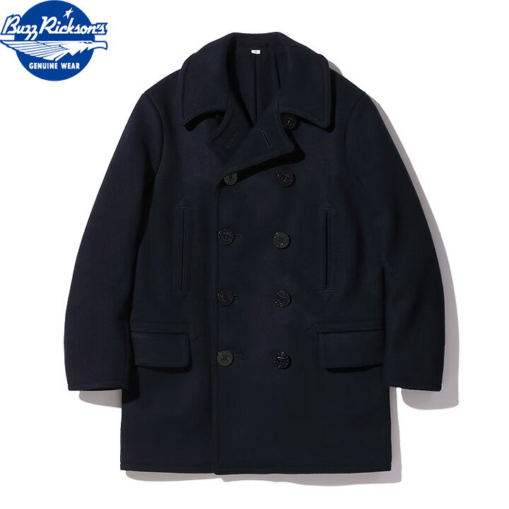 No.BR14146 BUZZ RICKSON'Sバズリクソンズtype PEA COAT“NAVAL CLOTHING FACTORY”WOOL LINING