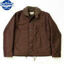 No.BR14408 BUZZ RICKSON 039 S バズリクソンズtype N-1 Brown“NAVY DEPARTMENT” DEMOTEX-ED