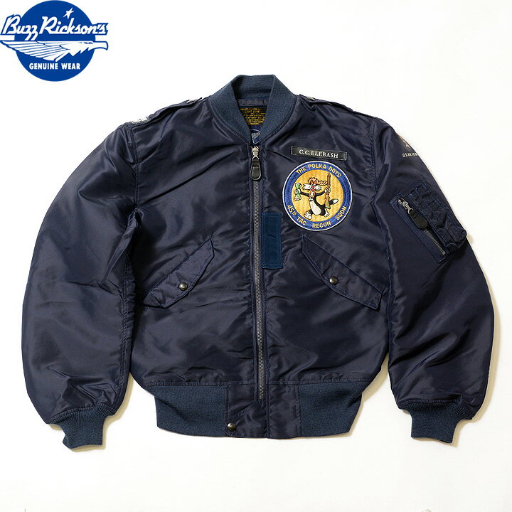 No.BR14825 BUZZ RICKSON'S バズリクソンズtype L-2A "SUPERIOR TOGS CORP." 45th TAC. RECON. SQ."POLKA DOTS"