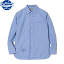 No.BR28824 BUZZ RICKSON'S バズリクソンズSHIRT, MAN'S, COTTON OXFORD CLOTH, 4oz. BLUE