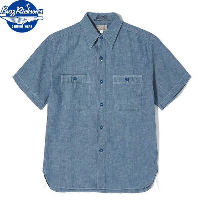 樂天商城 - No.BR35856 BUZZ RICKSONS　バズリクソンズBLUE CHAMBRAYS/S WORK SHIRT
