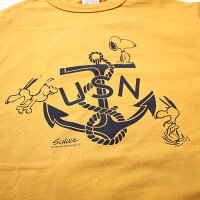 No.BR78421BUZZRICKSONS×PEANUTSS/ST-SHIRT“USN”