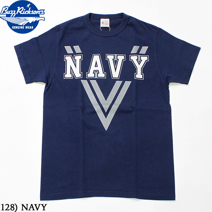 No.BR78238 BUZZ RICKSONS バズリクソンズREFLECTOR T-SHIRT“NAVY”