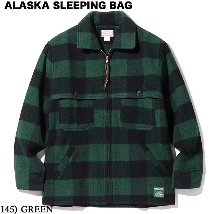 楽天Junky SpecialNo.AS15215 ALASKA SLEEPING BAG アラスカ・スリーピングバッグBUFFALO PLAID