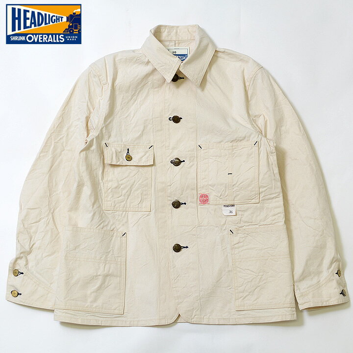 No.HD14848 HEAD LIGHT ヘッドライト9oz. WHITE BOAT SAIL DRILLWORK COAT