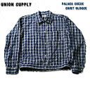 No.US13487 UNION SUPPLY ユニオンサプライPALAKA CHECKSHIRT BLOUSE