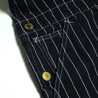 No.HD41630HEADLIGHTヘッドライト8oz.SPECIALWOVENSTRIPEDENIMLOWBACKOVERALL