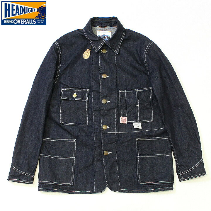 No.HD14759 HEAD LIGHT ヘッドライトMade in USANOS 12oz. CONE DENIM WORK COAT