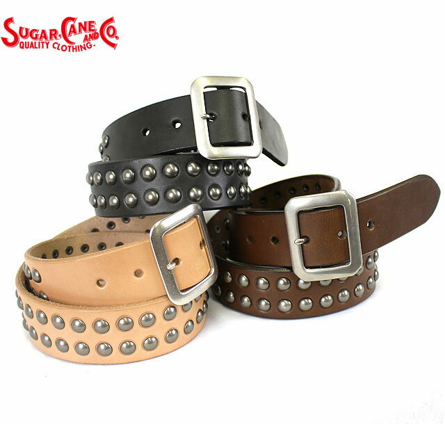 スタッズベルト ベルト（メンズ） No.SC02322 SUGAR CANE シュガーケーンSTUDS BELT