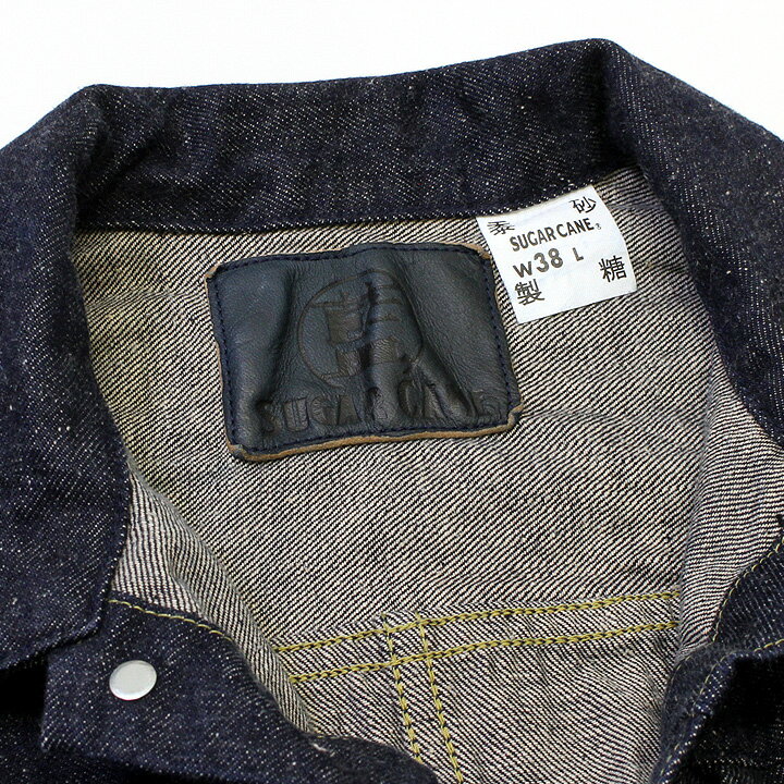 No.SC11201 SUGAR CANE シュガーケーン砂糖黍　阿波藍混13oz. DENIM BLOUSE