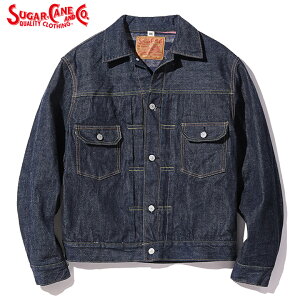 No.SC15210 SUGAR CANE 奬14.25oz. DENIM BLANKET LINED JACKET