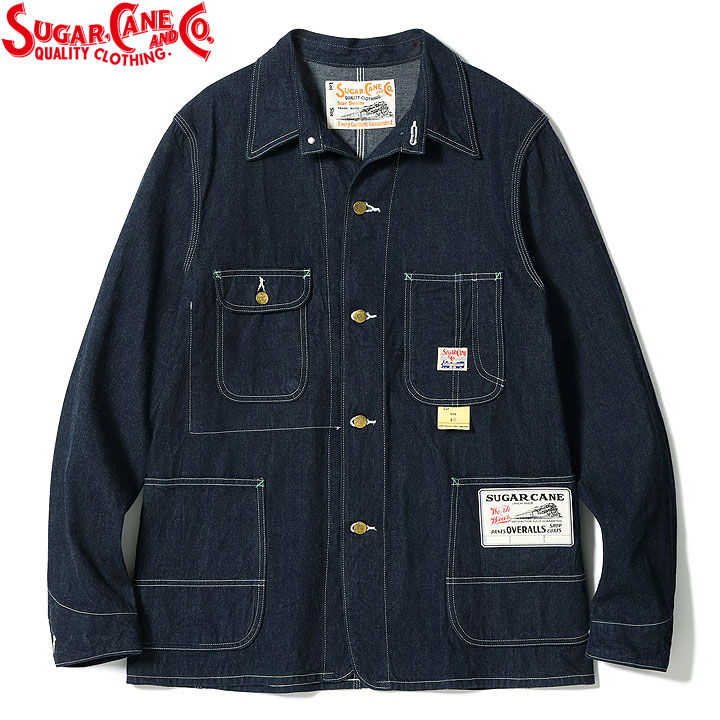 樂天商城 - No.SC15655 SUGAR CANE シュガーケーン11oz. BLUE DENIM WORK COAT