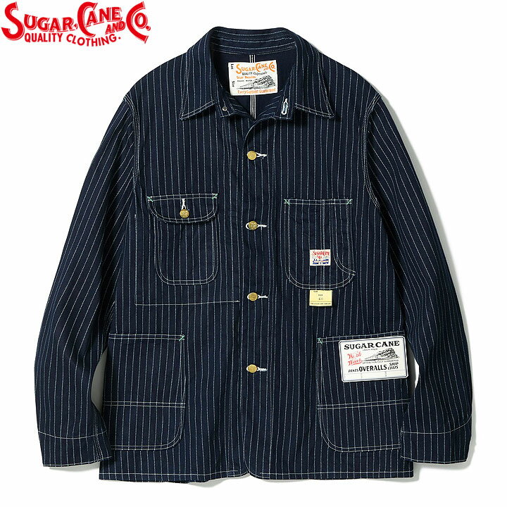 Other - No.SC15658 SUGAR CANE シュガーケーン9oz. WABASH STRIPE WORK COAT